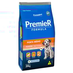 Ração Premier Filhotes Raças Médias Frango - 20Kg