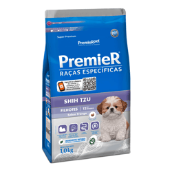 Ração Premier Filhotes Shih Tzu Sabor Frango - 1Kg - 1 Kilo