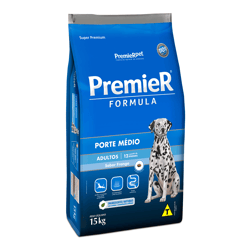 Ração Premier Fórmula Adultos Frango Para Cães De Raças Médias - 15Kg - 15 Kilos