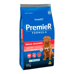 Ração Premier Fórmula Cães Adultos Raças Grandes Carne - 15Kg