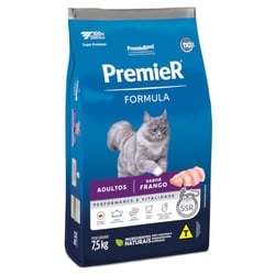 Ração Premier Formula Gatos Adultos Frango - 7,5Kg