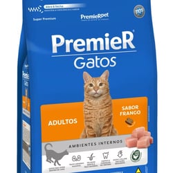 Ração Premier Gatos Adultos Sabor Frango - 7,5Kg - 7,5 Kilos