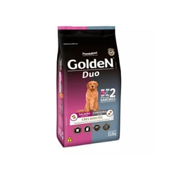 Ração Premier Golden Duo Salmão E Cordeiro Para Adultos - 15Kg