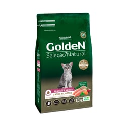 Ração Premier Golden Seleção Natural Para Gatos Filhotes Sabor Frango E Arroz - 1Kg - 1 Kilo