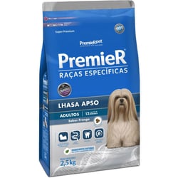 Ração Premier Lhasa Apso Adultos Sabor Frango - 2,5Kg - 2,5 Kilos
