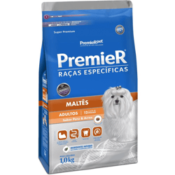 Ração Premier Maltês Adultos Peru E Arroz - 1Kg - 1 Kilo