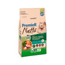 Ração Premier Nattu Frango E Abóbora Para Cães Adultos De Raças Pequenas 2,5Kg - 2,5 Kilos