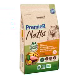 Ração Premier Nattu Para Cães Adultos Pequeno Porte Mandioquinha - 10,1Kg - 10,1 Kilos