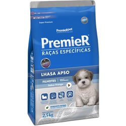 Ração Premier Para Filhotes De Lhasa Apso Sabor Frango - 2,5Kg