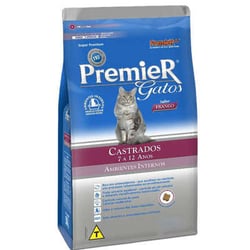 Ração Premier Para Gatos Castrados De 7 A 12 Anos Sabor Frango - 1,5Kg
