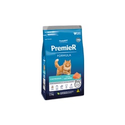 Ração Premier Performance E Vitalidade Para Gatos Adultos Sabor Salmão - 1 Unidade - 1,5 Kilos