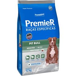 Ração Premier Pitbull Adulto Frango 12Kg - 1 Pacote