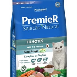 Ração Premier Seleção Natural Filhotes De Gatos Sabor Frango - 1,5Kg