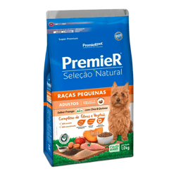 Ração Premier Seleção Natural Frango Com Chia E Quinoa Para Cães Adultos De Pequeno Porte - 1Kg