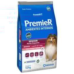 Ração Premier Sênior Frango & Salmão Para Cães Ambientes Internos - 12Kg - 12 Kilos