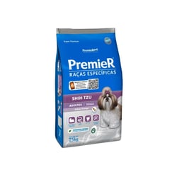 Ração Premier Shih Tzu Adultos Sabor Frango - 7,5Kg - 7,5 Kilos