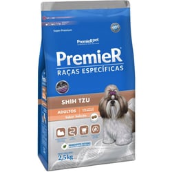 Ração Premier Shih Tzu Adultos Sabor Salmão - 2,5Kg - 2,5 Kilos