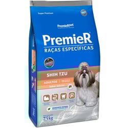 Ração Premier Shih Tzu Adultos Salmão - 7,5Kg - 7,5 Kilos