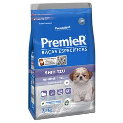 Ração Premier Shih Tzu Filhotes Sabor Frango - 2,5Kg - 2,5 Kilos