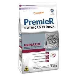 Ração Premier Urinário Estruvita Para Gatos - 1,5Kg - 1,5 Kilos
