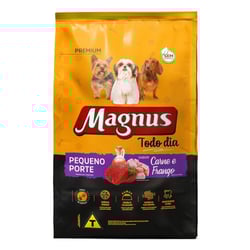 Ração Premium Magnus Carne E Frango 10,1Kg Para Cães Adultos De Pequeno Porte