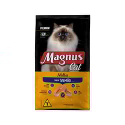 Ração Premium Magnus Cat Salmão 10,1Kg Para Gatos Adultos