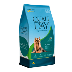Ração Premium Qualiday Adulto Raças Pequenas Frango - 15Kg Para Cachorros