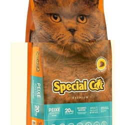 Ração Premium Special Cat Peixe 20Kg Para Gatos Adultos - 20 Kilos