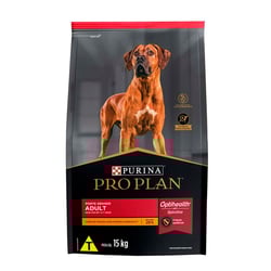 Ração Pro Plan Adultos Raças Grandes 15Kg - 1 Unidade - 15 Kilos