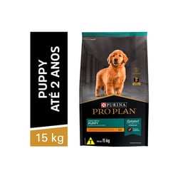 Ração Pro Plan Filhotes Sabor Frango Para Cães De Raças Médias - 15Kg