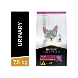 Ração Pro Plan Urinary Frango Para Gatos Adultos - 7,5Kg - 7,5 Kilos