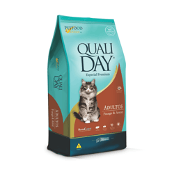 Ração Qualiday Para Gatos Adultos Frango - 10,1Kg - 10,1 Kilos