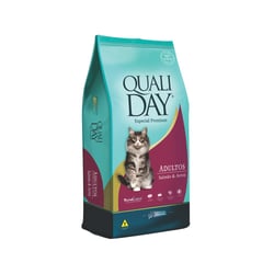 Ração Qualiday Sabor Salmão Para Gatos Adultos - 1Kg - 1 Kilo