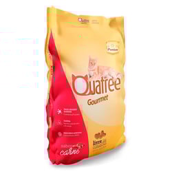 Ração Quatree Gourmet Para Gatos Adultos Carne - 3Kg - 3 Kilos