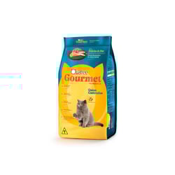 Ração Quatree Gourmet Para Gatos Adultos Castrados Sabor Delícias Do Mar - 3Kg - 3 Kilos
