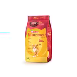 Ração Quatree Gourmet Sabor Carne Para Gatos Adultos - 1 Unidade - 1 Kilo