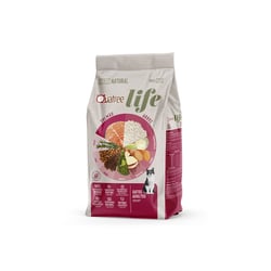 Ração Quatree Life Para Gatos Adultos Sabor Salmão E Arroz - 1 Unidade - 1 Kilo