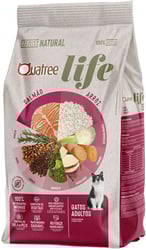 Ração Quatree Life Salmão E Arroz Para Gatos Adultos - 3Kg - 3 Kilos