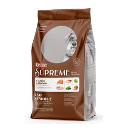 Ração Quatree Supreme Sênior Frango E Salmão Para Cães +7 Anos Raças Pequenas - 3Kg - 3 Kilos