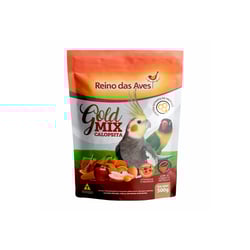 Ração Reino Das Aves Gold Mix Calopsita - 500 Gramas