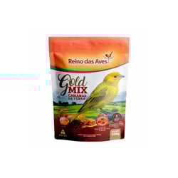 Ração Reino Das Aves Gold Mix Canário Da Terra Para Pássaros - 500G