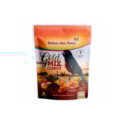 Ração Reino Das Aves Gold Mix Curió Para Pássaros - 1Kg