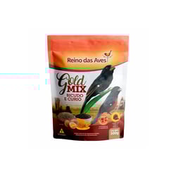 Ração Reino Das Aves Gold Mix Para Bicudo E Curió - 500G