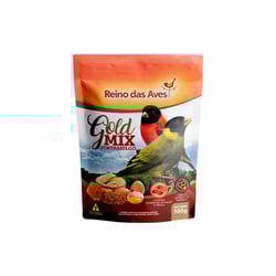 Ração Reino Das Aves Gold Mix Pintassilgo Para Pássaros - 1 Unidade - 500 Gramas