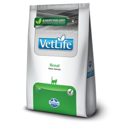 Ração Renal Vet Life Para Gatos - 2Kg - 400 Gramas