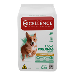 Ração Seca Dog Excellence Frango 10,1Kg Para Cães Adultos De Raças Pequenas
