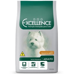 Ração Seca Dog Excellence Frango & Arroz Para Cães Adultos Raças Pequenas - 15Kg