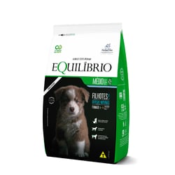 Ração Seca Equilíbrio Sabor Frango Para Cães Filhotes De Porte Médio - 15 Kilos