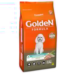 Ração Seca Golden Fórmula Frango Para Cães Adultos De Porte Pequeno - 15Kg