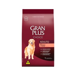 Ração Seca Granplus Choice Frango E Carne 20Kg Para Cães Adultos - 20 Kilos